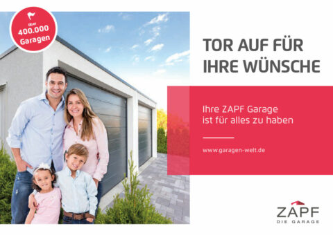 Garagenkatalog anfordern und Fertiggarage kaufen | ZAPF Garagen